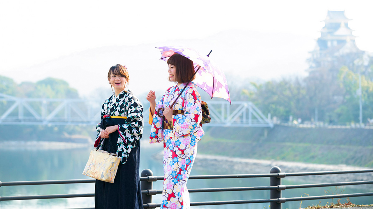 Rental Kimono Wearing
